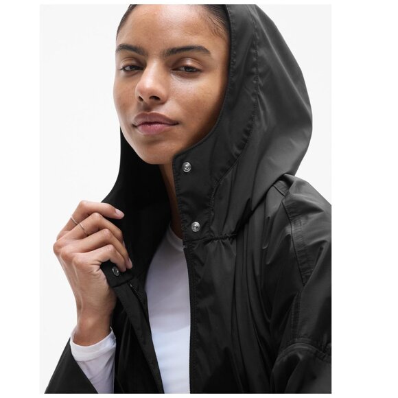 Athleta Trade Winds Jacket Oversized Packable Rain Coat - Picture 5 of 8